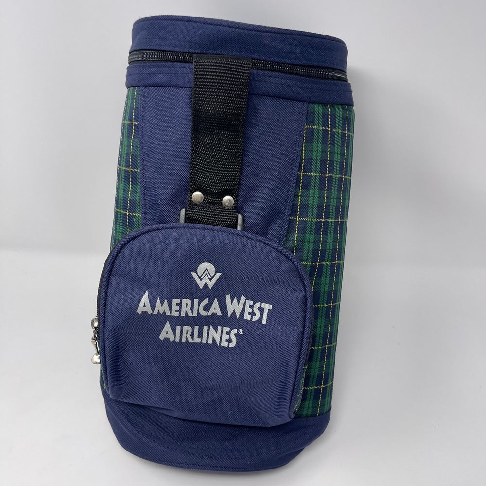 AMERICAN WEST AIRLINES GOLF CADDY WINE‎ COOLER BAG